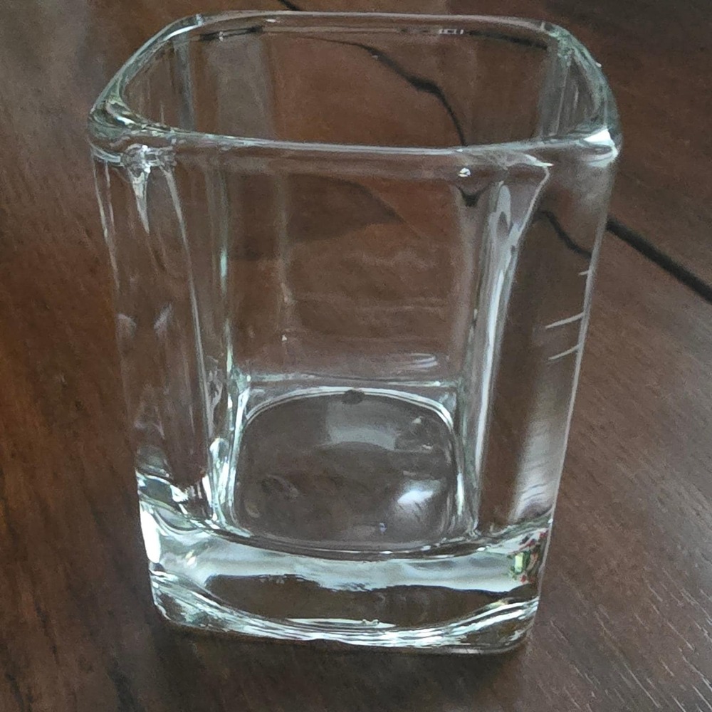 OZARK Airlines Set of 7 Square Etched Bird Logo Lowball Clear Glass MCM Barware - Picture 10 of 12